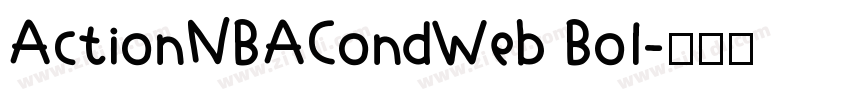 ActionNBACondWeb Bol字体转换